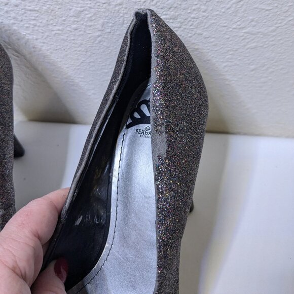 Fergalicious Women's Size 7 Sparkly 4" Heels Good Condition with Minor Wear - Picture 10 of 11